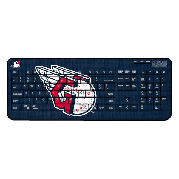 Cleveland Guardians Solid Wireless USB Keyboard