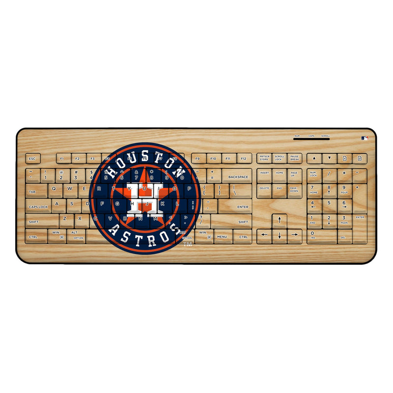 Houston Astros Baseball Bat Wireless USB Keyboard