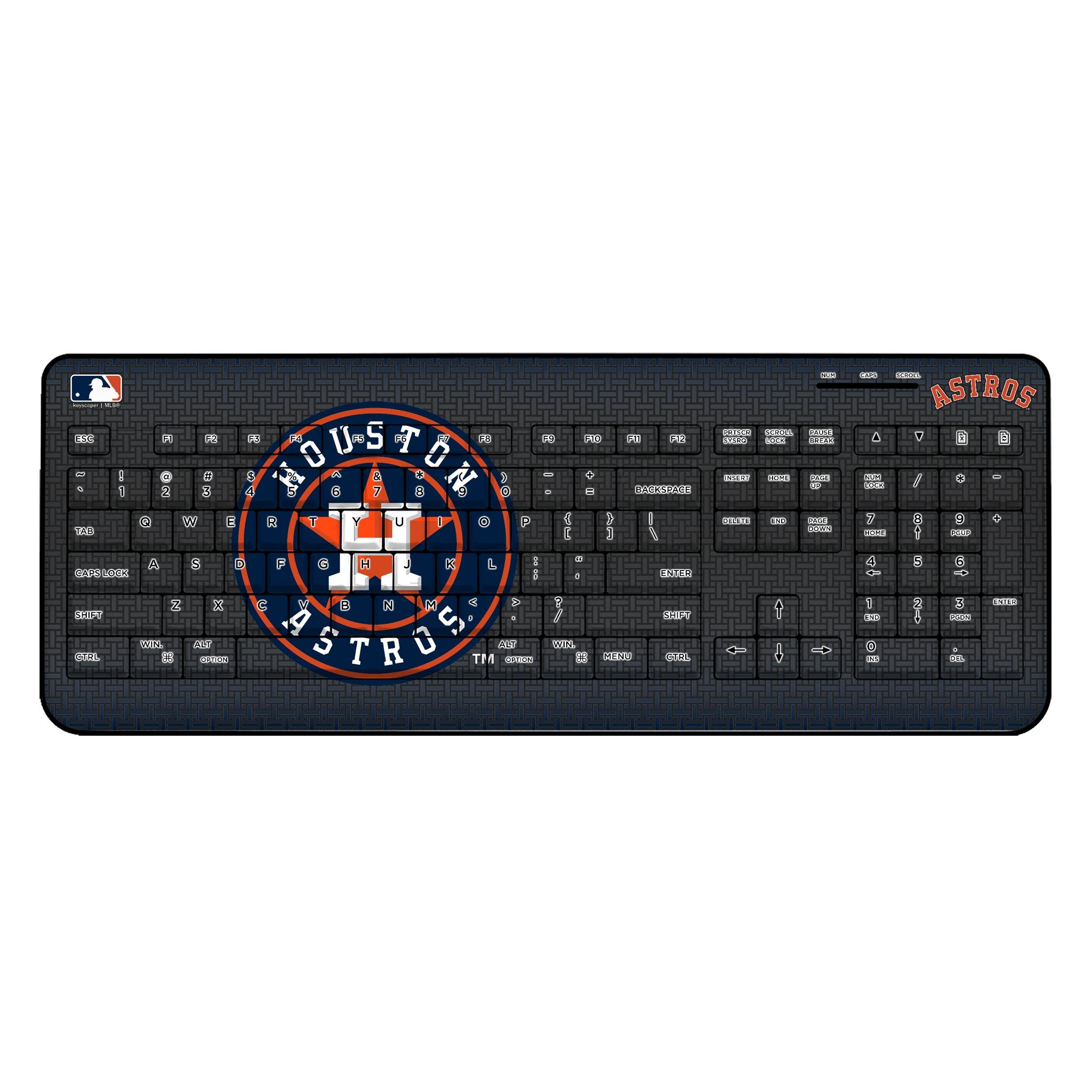 Houston Astros Linen Wireless USB Keyboard