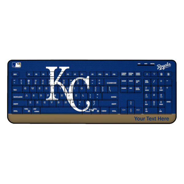 Kansas City Royals Personalized Endzone Solid Wireless USB Keyboard