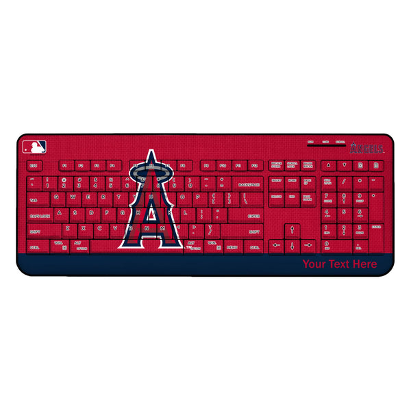 Los Angeles Angels Personalized Endzone Solid Wireless USB Keyboard
