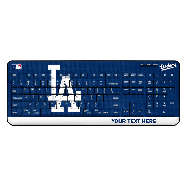 LA Dodgers Personalized Endzone Solid Wireless USB Keyboard