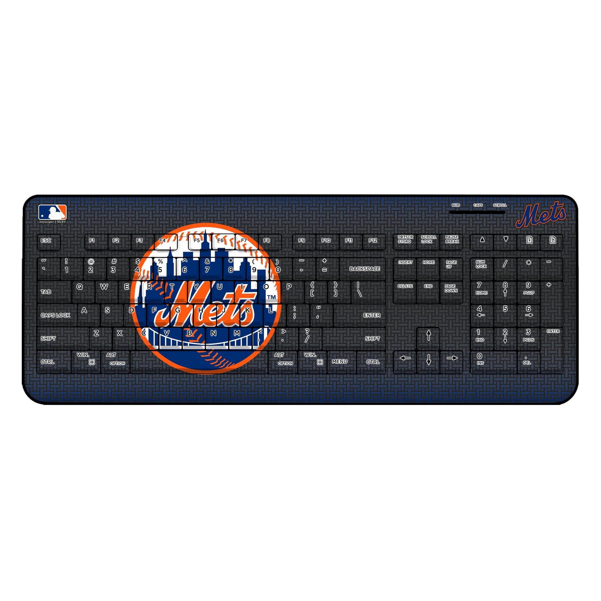 New York Mets Linen Wireless USB Keyboard