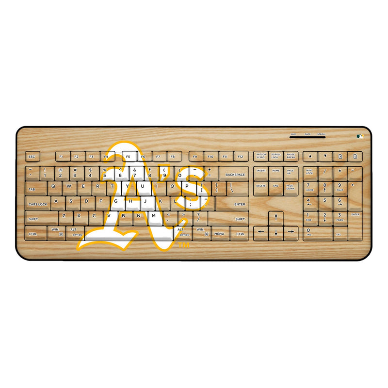 Oakland Athletics Baseball Bat Wireless USB Keyboard