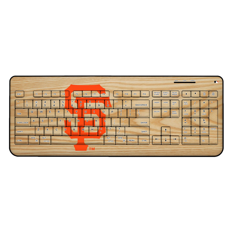 San Francisco Giants Baseball Bat Wireless USB Keyboard