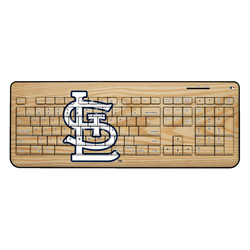 St Louis Cardinals Baseball Bat Wireless USB Keyboard