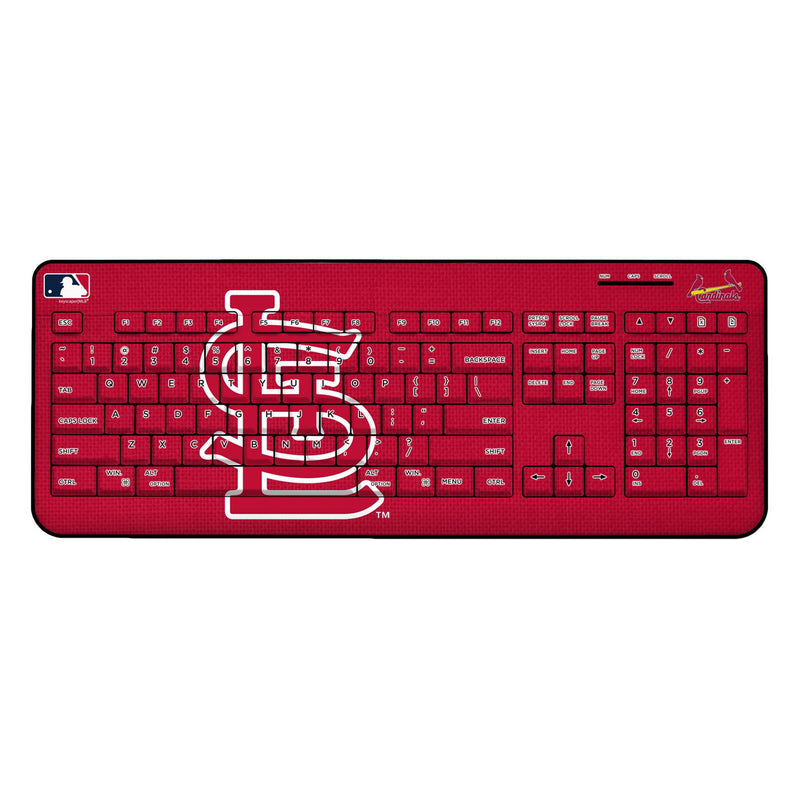 St Louis Cardinals Solid Wireless USB Keyboard