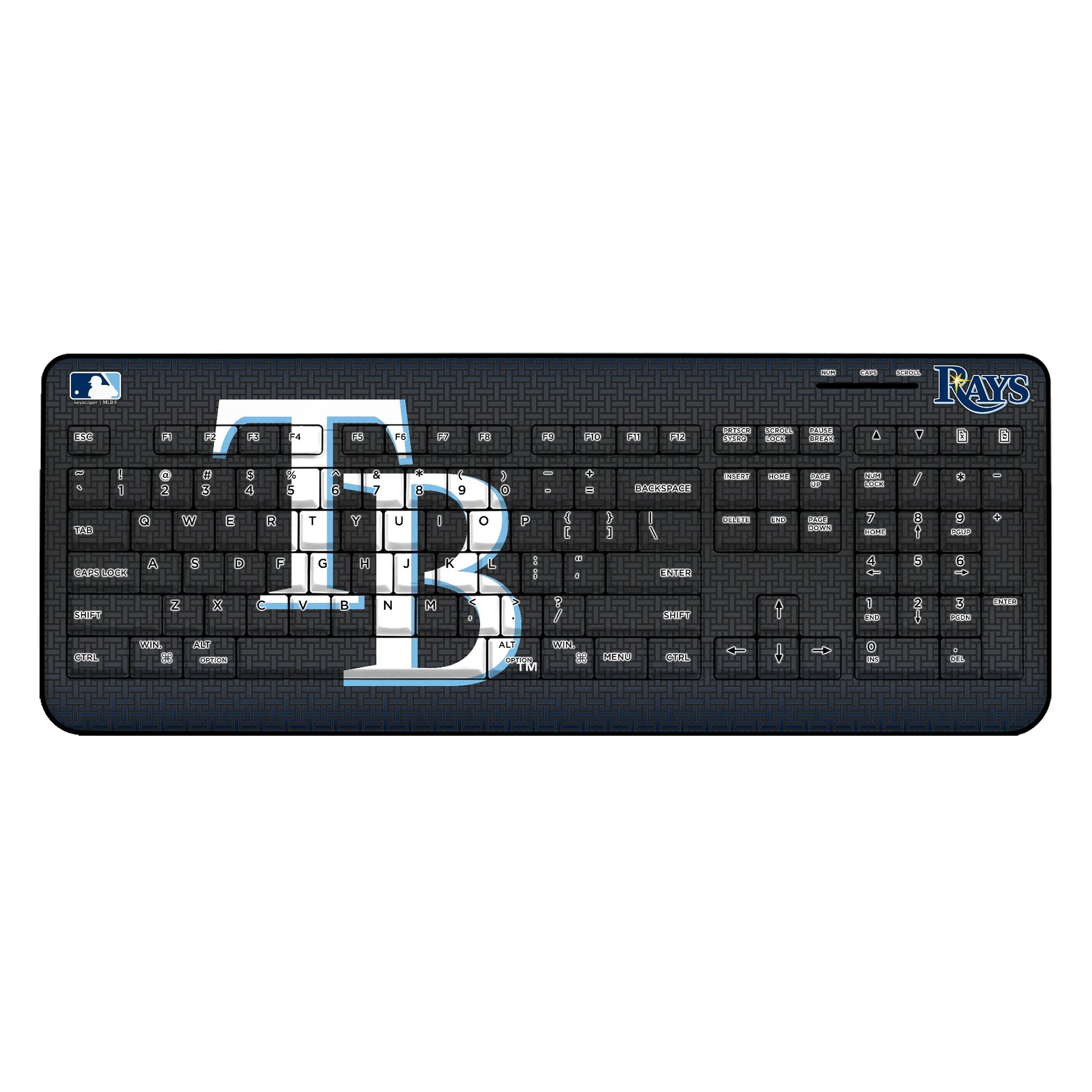 Tampa Bay Rays Linen Wireless USB Keyboard