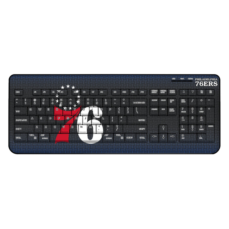 Philadelphia 76ers Linen Wireless USB Keyboard