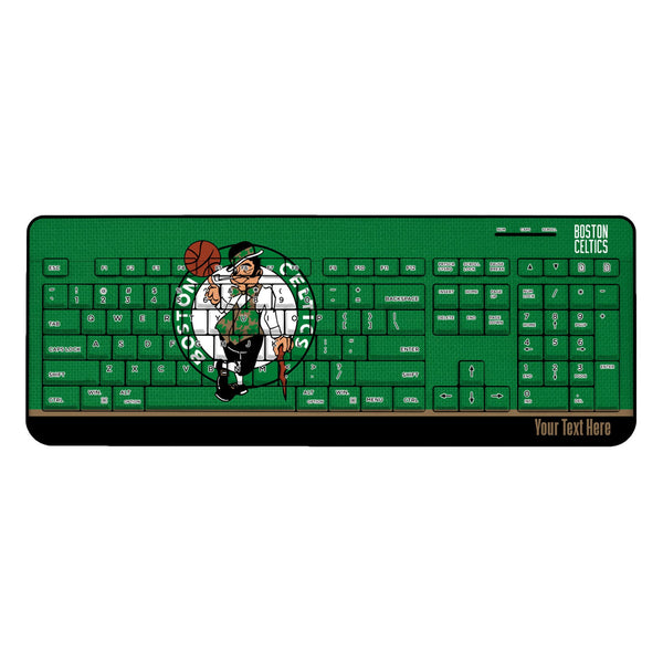 Boston Celtics Personalized Endzone Solid Wireless USB Keyboard