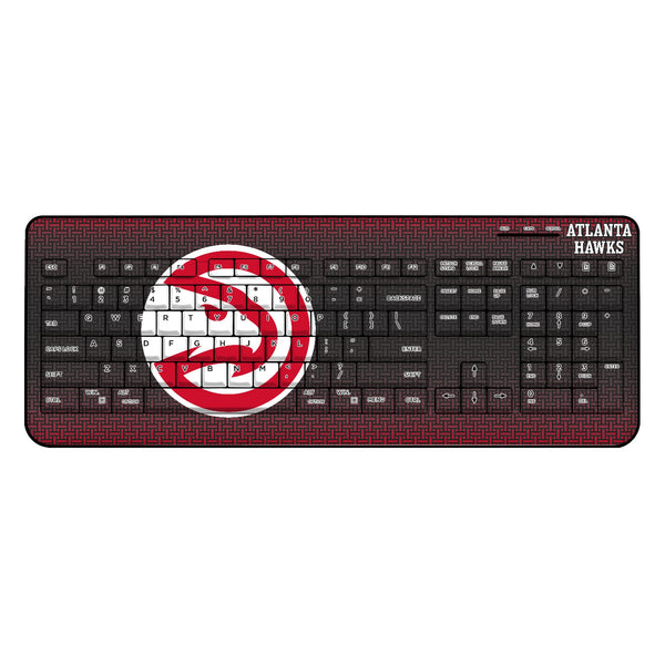 Atlanta Hawks Linen Wireless USB Keyboard