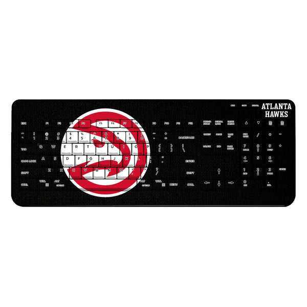 Atlanta Hawks Solid Wireless USB Keyboard