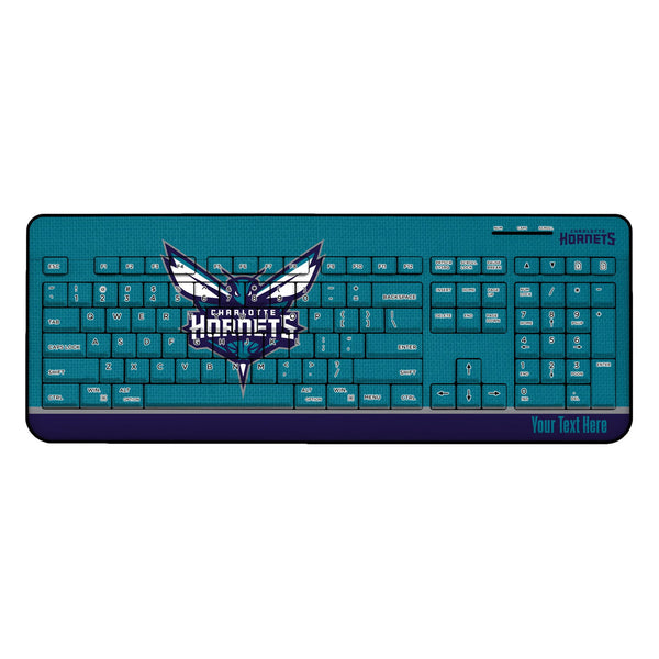 Charlotte Hornets Personalized Endzone Solid Wireless USB Keyboard
