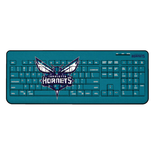 Charlotte Hornets Solid Wireless USB Keyboard