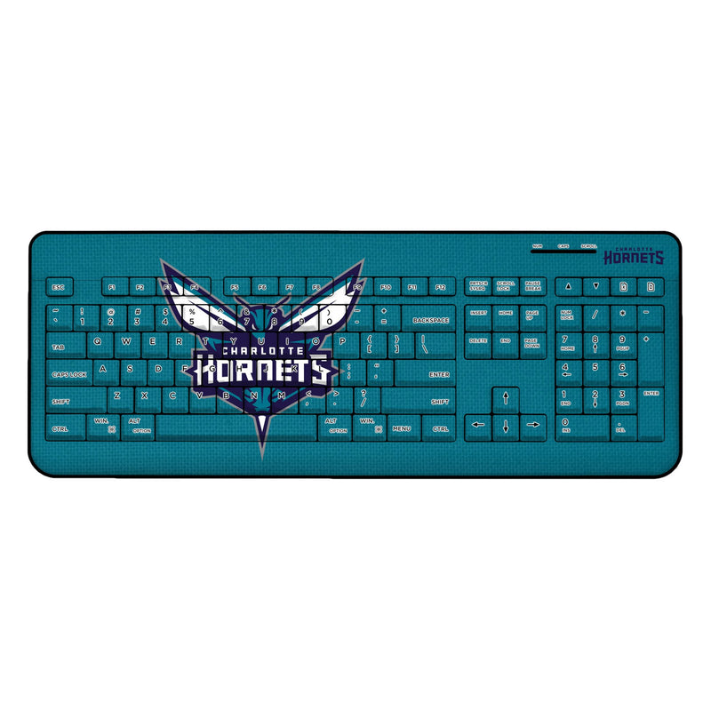 Charlotte Hornets Solid Wireless USB Keyboard