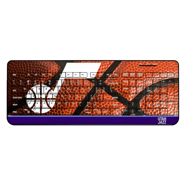 Utah Jazz Basketball Wireless USB Keyboard