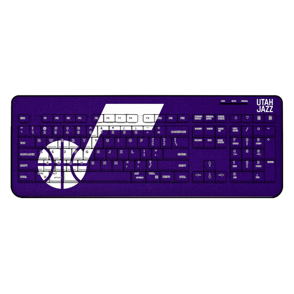 Utah Jazz Solid Wireless USB Keyboard