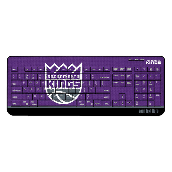 Sacramento Kings Personalized Endzone Solid Wireless USB Keyboard