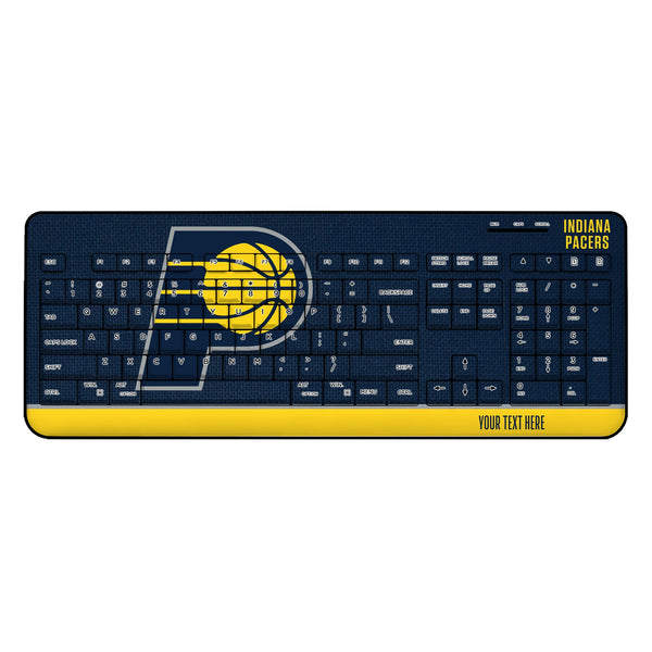 Indiana Pacers Personalized Endzone Solid Wireless USB Keyboard