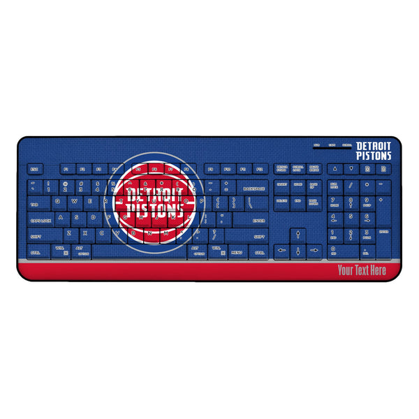 Detroit Pistons Personalized Endzone Solid Wireless USB Keyboard