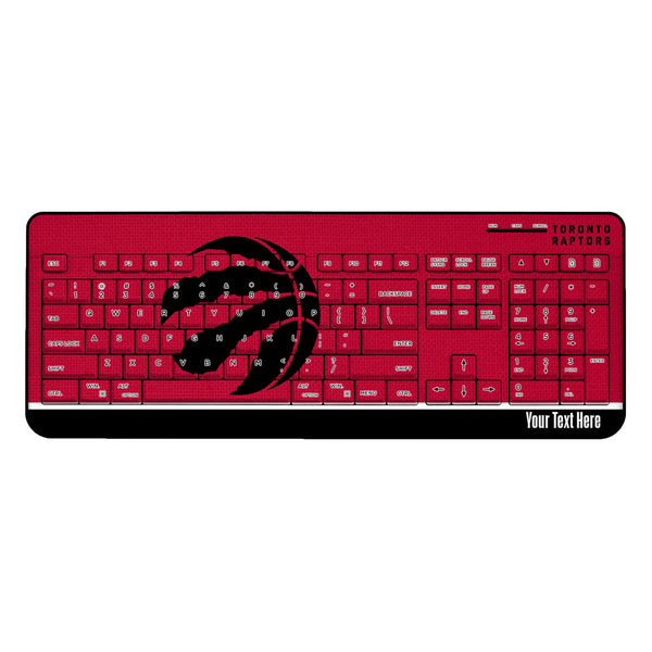 Toronto Raptors Personalized Endzone Solid Wireless USB Keyboard