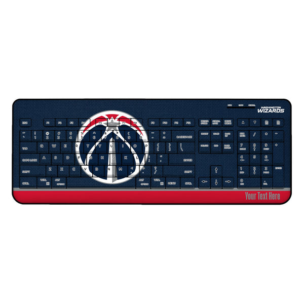 Washington Wizards Personalized Endzone Solid Wireless USB Keyboard