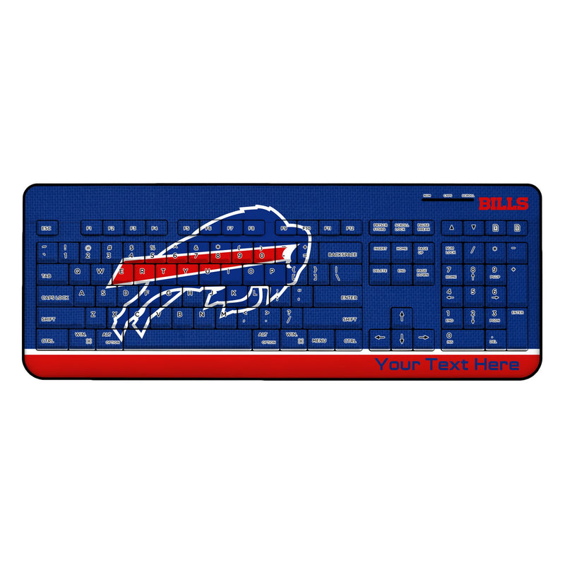 Buffalo Bills Personalized Endzone Solid Wireless USB Keyboard