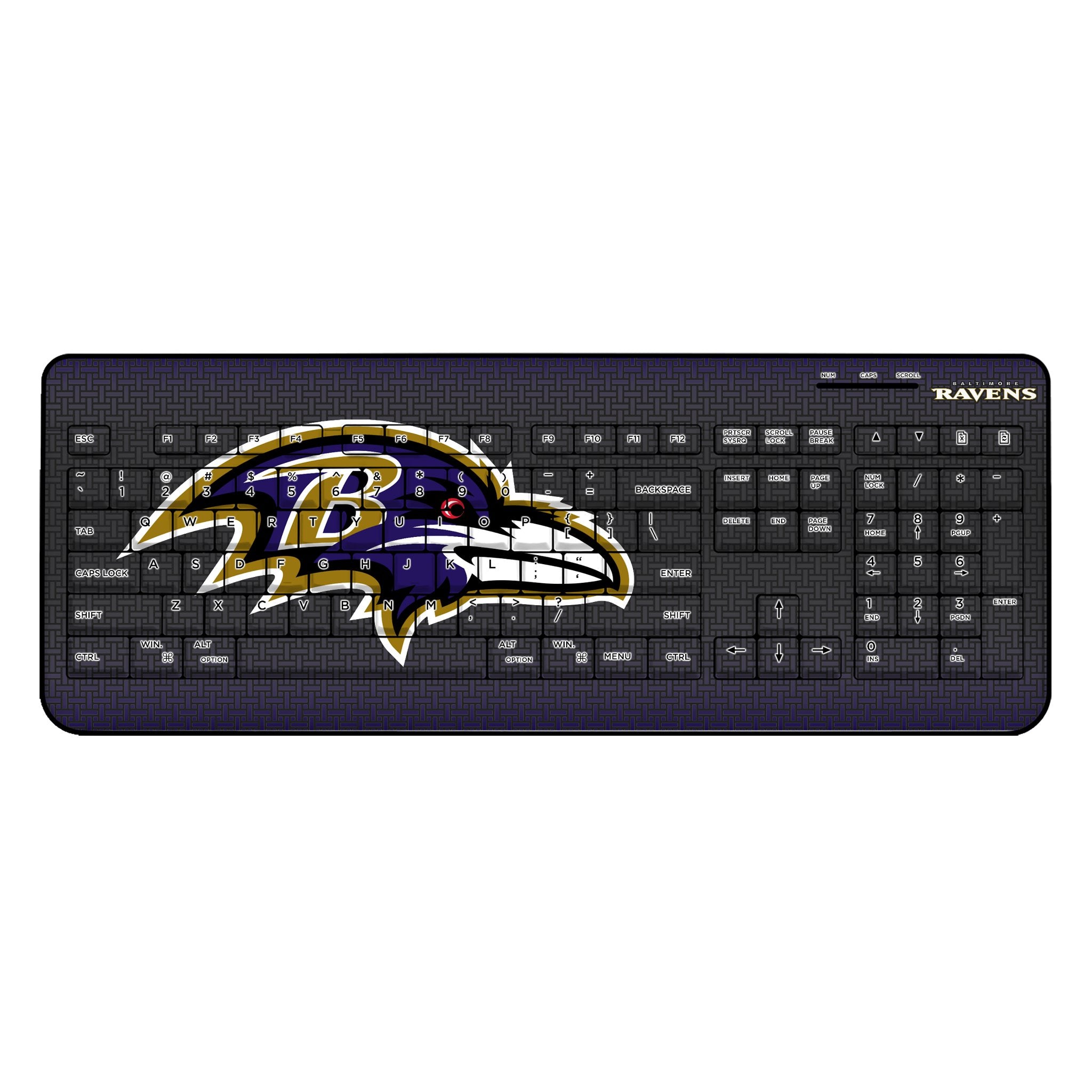 Baltimore Ravens Linen Wireless USB Keyboard