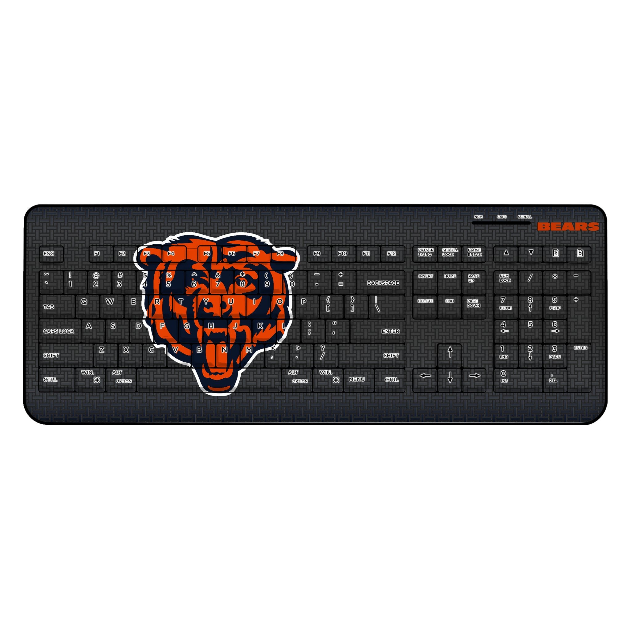 Chicago Bears Linen Wireless USB Keyboard