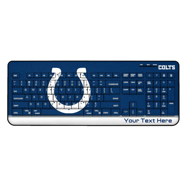 Indianapolis Colts Personalized Endzone Solid Wireless USB Keyboard