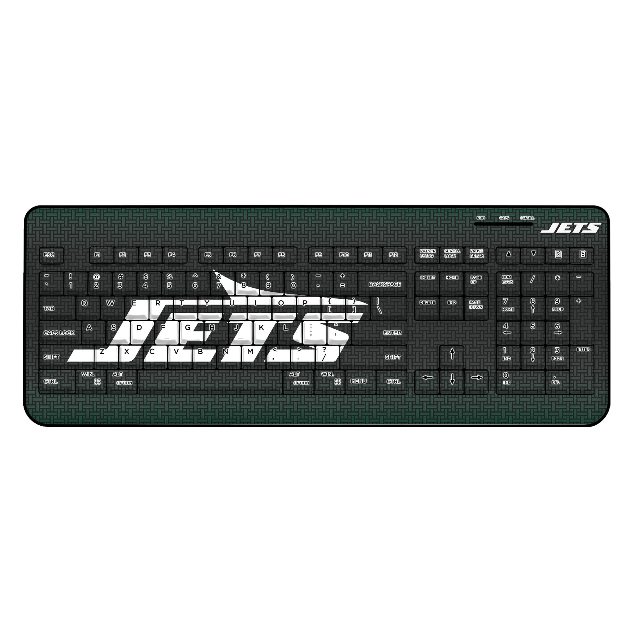 New York Jets Linen Wireless USB Keyboard