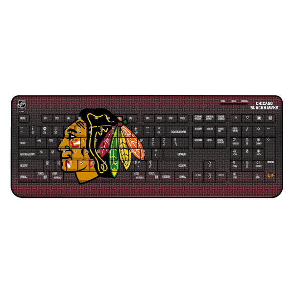Chicago Blackhawks Linen Wireless USB Keyboard
