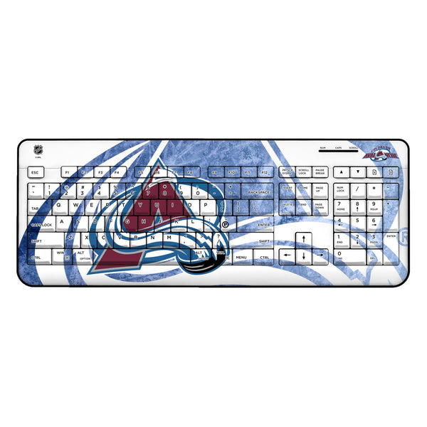 Colorado Avalanche Ice Tilt Wireless USB Keyboard