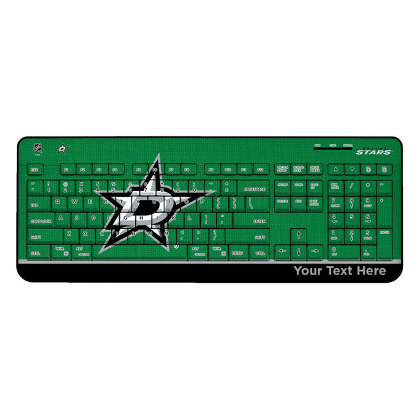 Dallas Stars Personalized Endzone Solid Wireless USB Keyboard