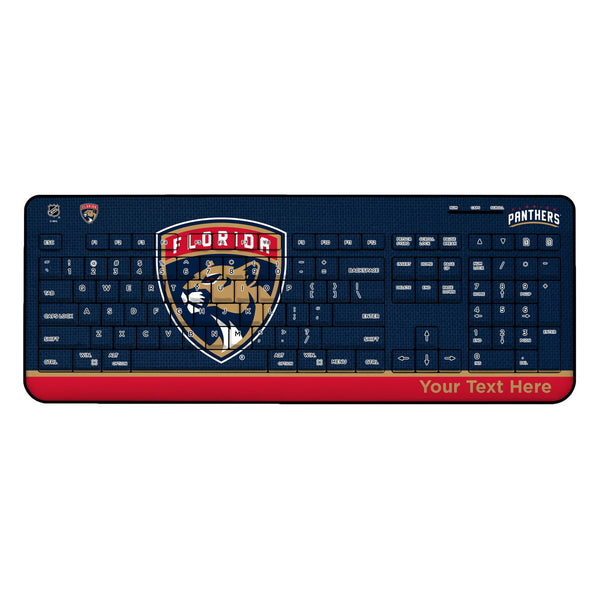Florida Panthers Personalized Endzone Solid Wireless USB Keyboard