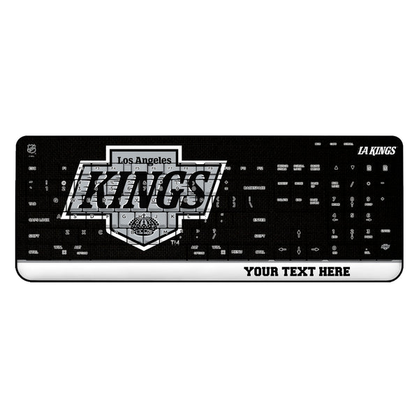 LA Kings Personalized Endzone Solid Wireless USB Keyboard