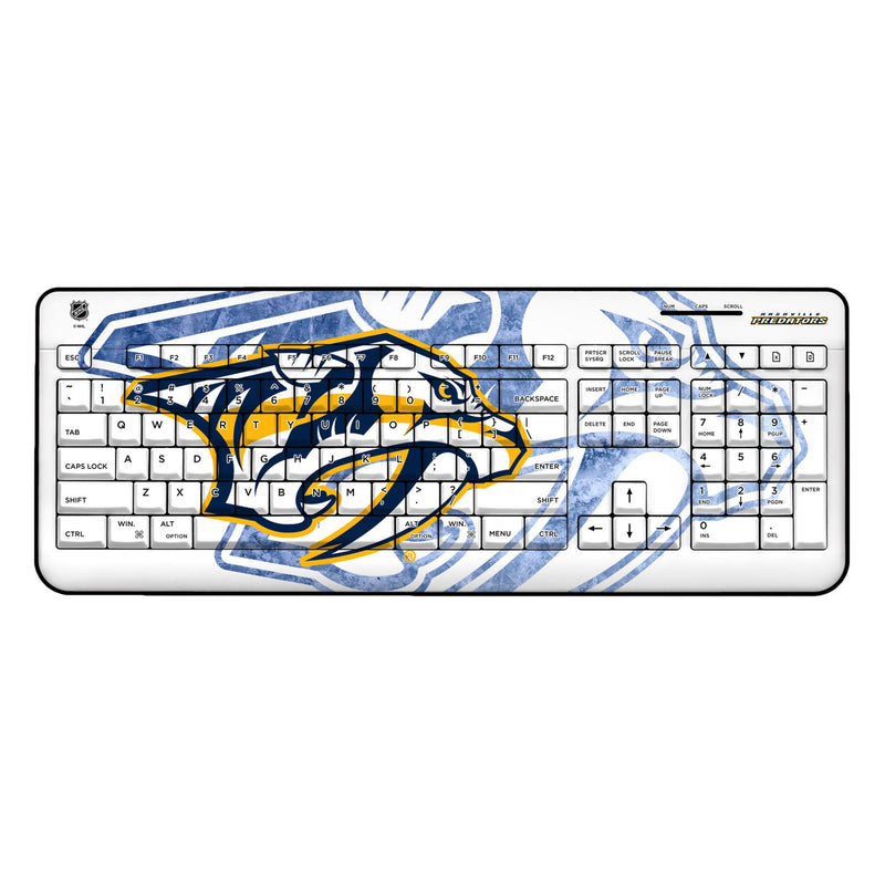 Nashville Predators Ice Tilt Wireless USB Keyboard