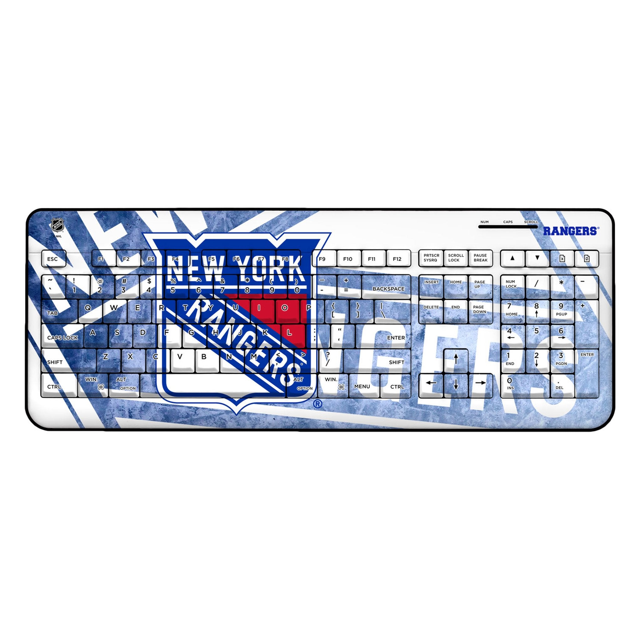 New York Rangers Ice Tilt Wireless USB Keyboard