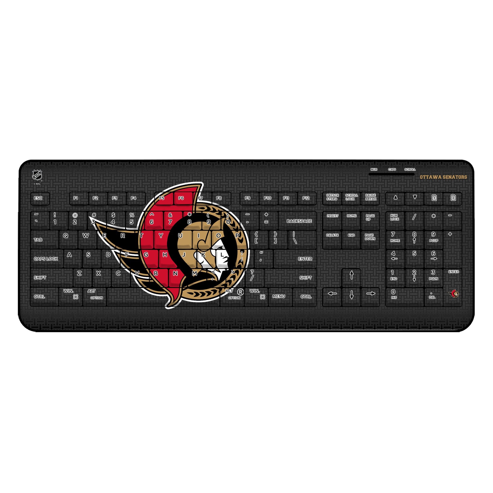 Ottawa Senators Linen Wireless USB Keyboard