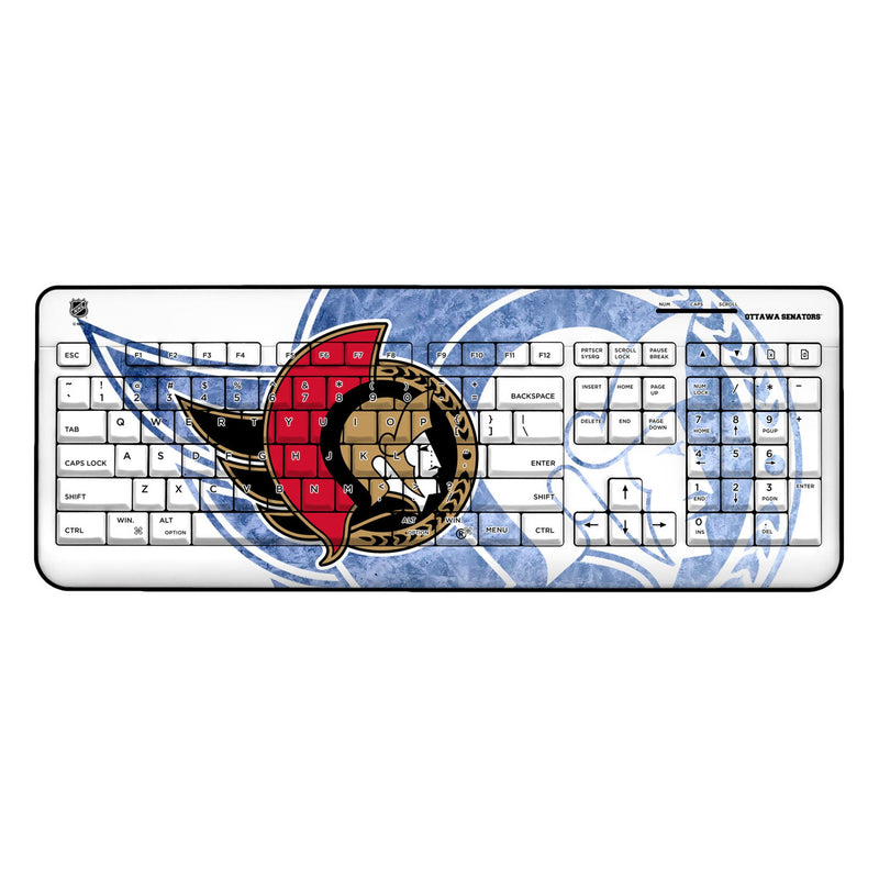 Ottawa Senators Ice Tilt Wireless USB Keyboard