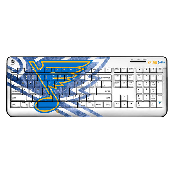 St. Louis Blues Ice Tilt Wireless USB Keyboard