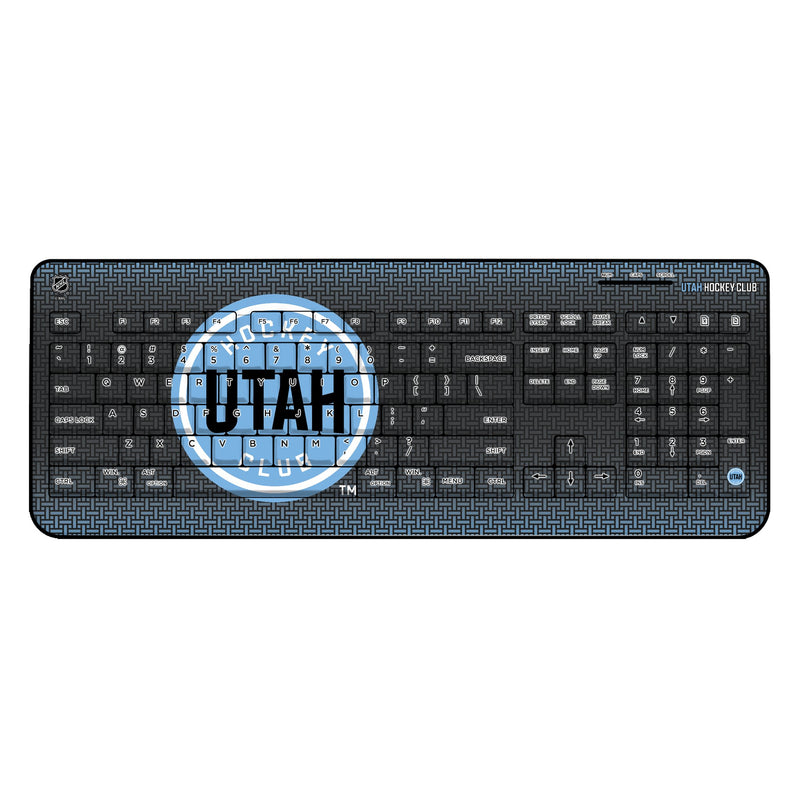 Utah Hockey Club Linen Wireless USB Keyboard