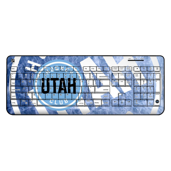 Utah Hockey Club Ice Tilt Wireless USB Keyboard