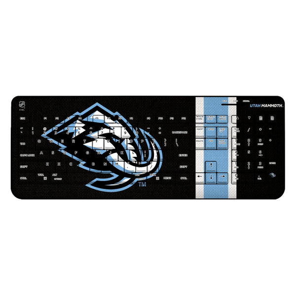 Utah Mammoth Stripe Wireless USB Keyboard