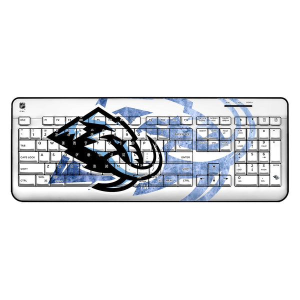 Utah Mammoth Ice Tilt Wireless USB Keyboard