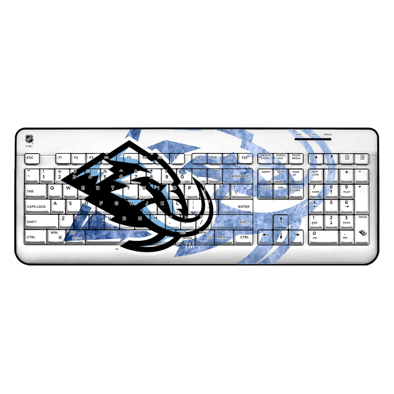 Utah Mammoth Ice Tilt Wireless USB Keyboard