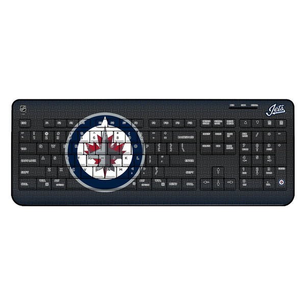 Winnipeg Jets Linen Wireless USB Keyboard
