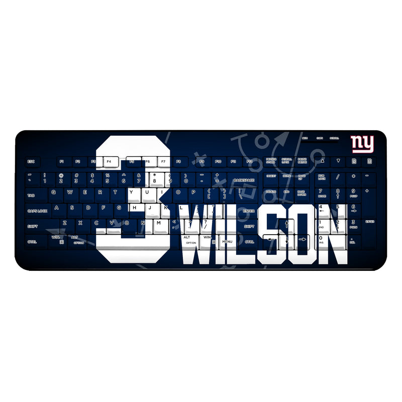 Russell Wilson New York Giants 3 Game Tactic Wireless USB Keyboard
