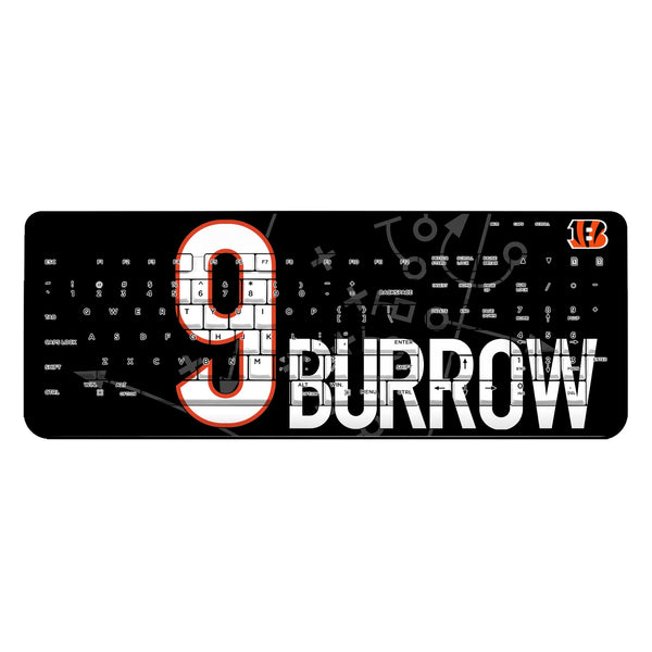 Joe Burrow Cincinnati Bengals 9 Ready Wireless USB Keyboard
