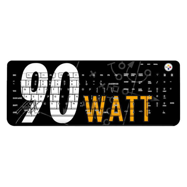 T.J. Watt Pittsburgh Steelers 90 Game Tactic Wireless USB Keyboard